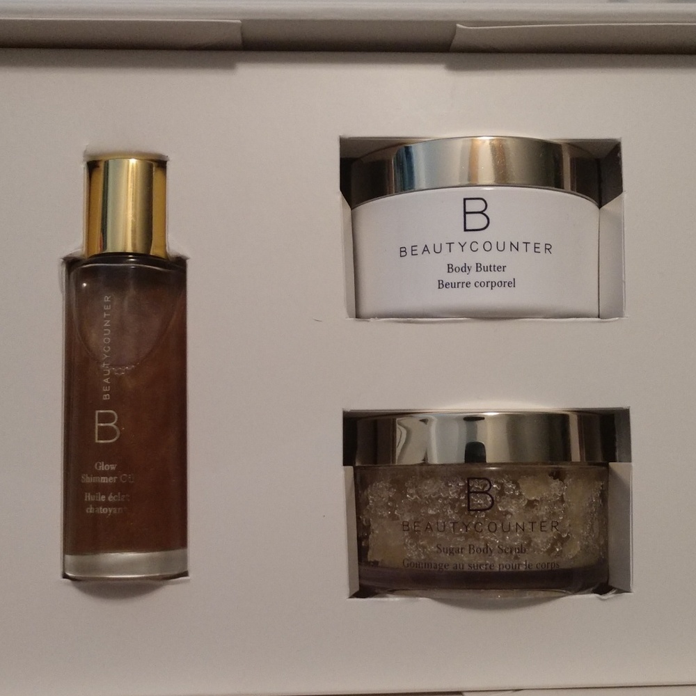 Beauty Counter Shimmer and Shine Body Set